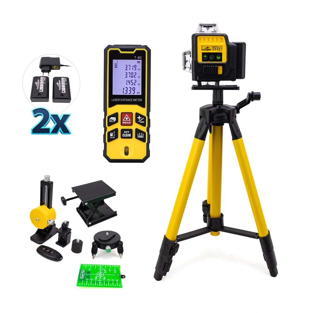 LAZER TERAZİ + LAZER METRE & TRİPOT DW16