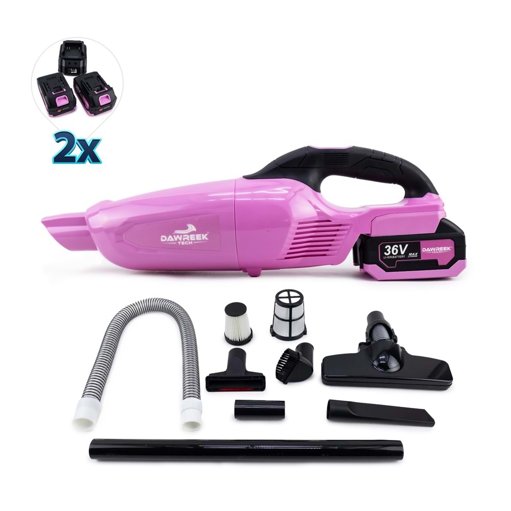 Şarjlı Süpürge PEMBE