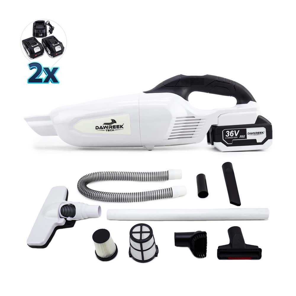 Şarjlı Süpürge BEYAZ