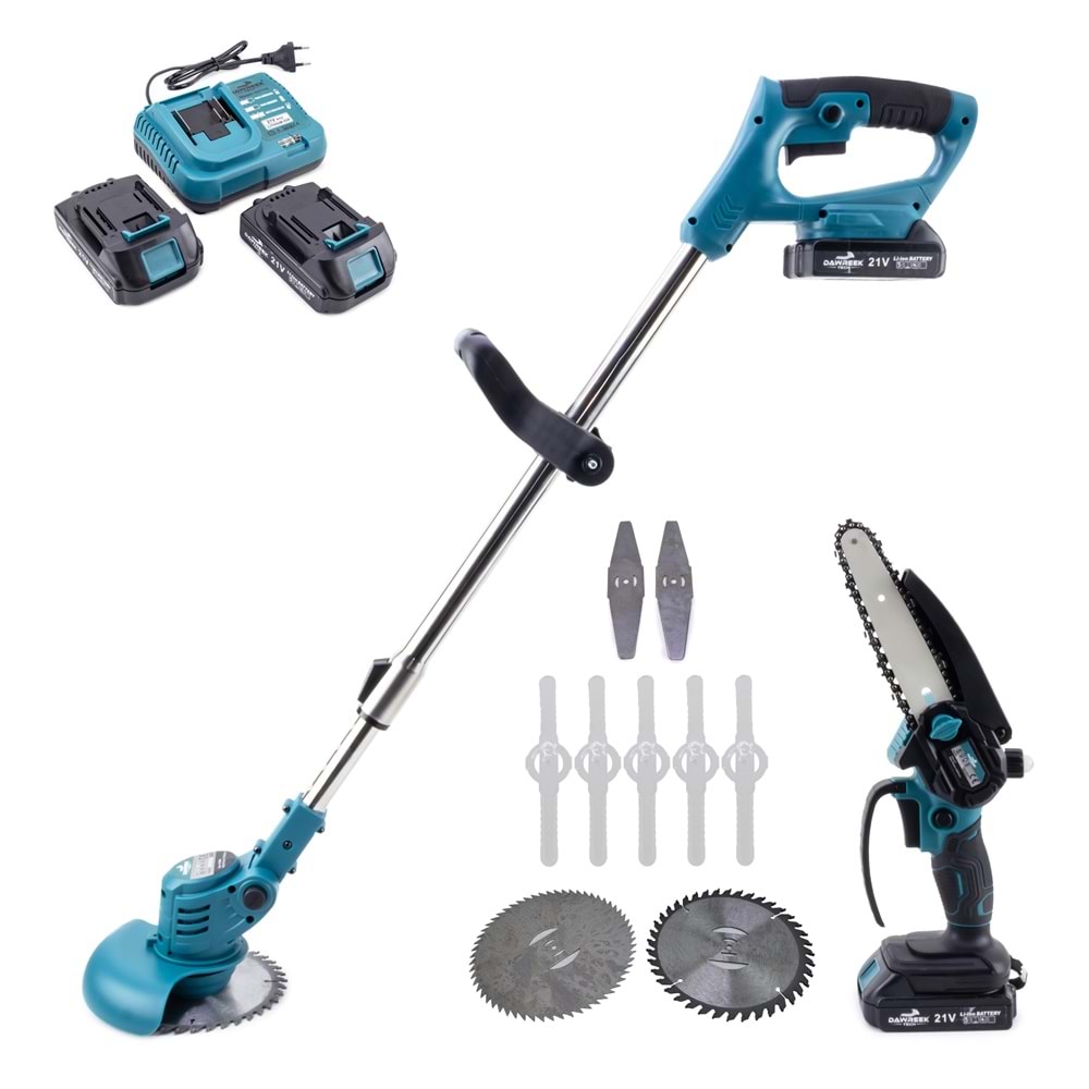 Şarjlı Tırpan + Testere BLUE