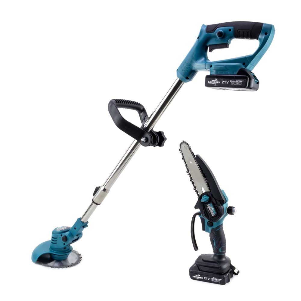 Şarjlı Tırpan + Testere BLUE