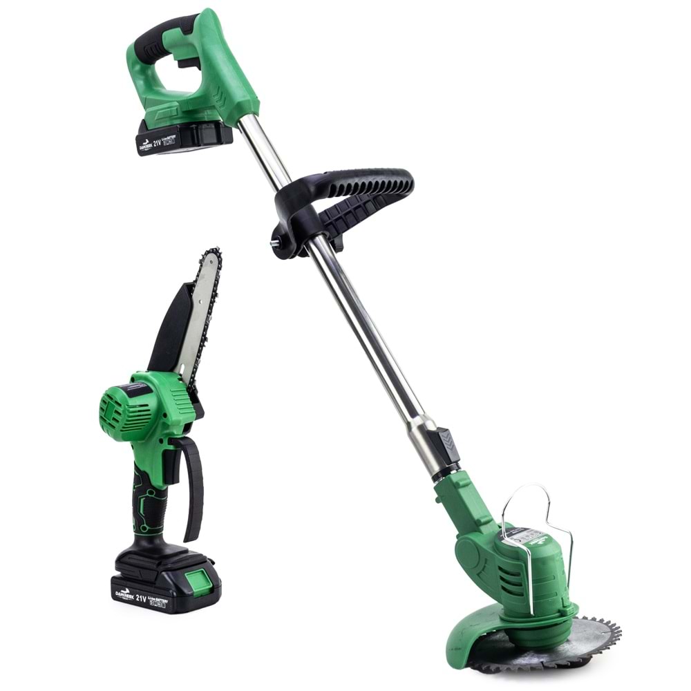 ŞARJLI TIRPAN+TESTERE GREEN