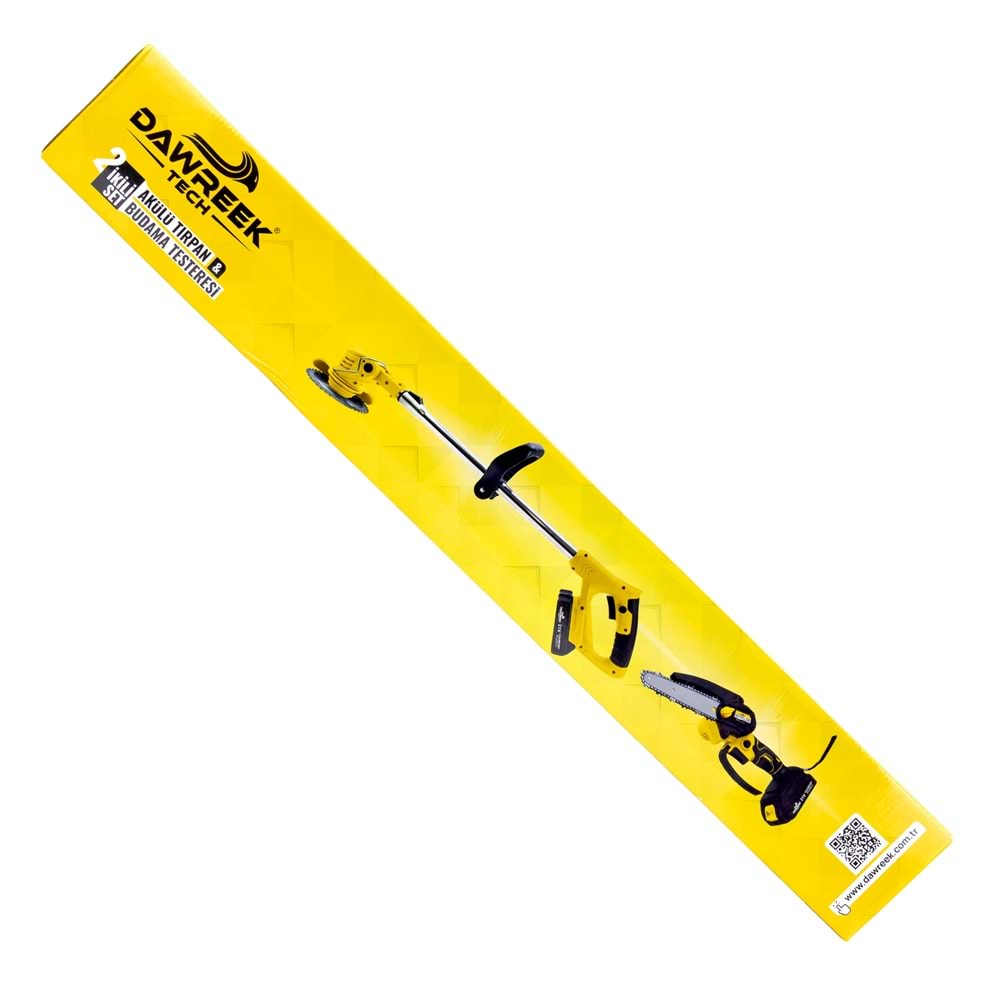 Şarjlı Tırpan + Testere YELLOW