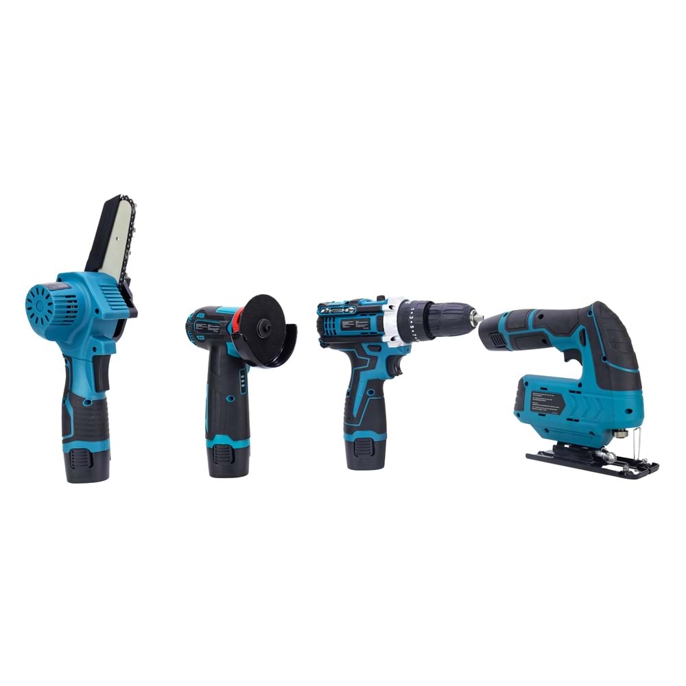 DÖRTLÜ SET MK (Mini testere+ avuç taşlama+akülü vidalama+dekupaj)