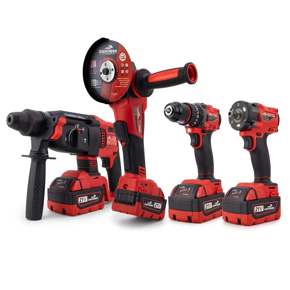 Dörtlü Set MW350R (10mm Ç.Mandren+S.Sıkma+Ş.Spral+Ş.Hilti)