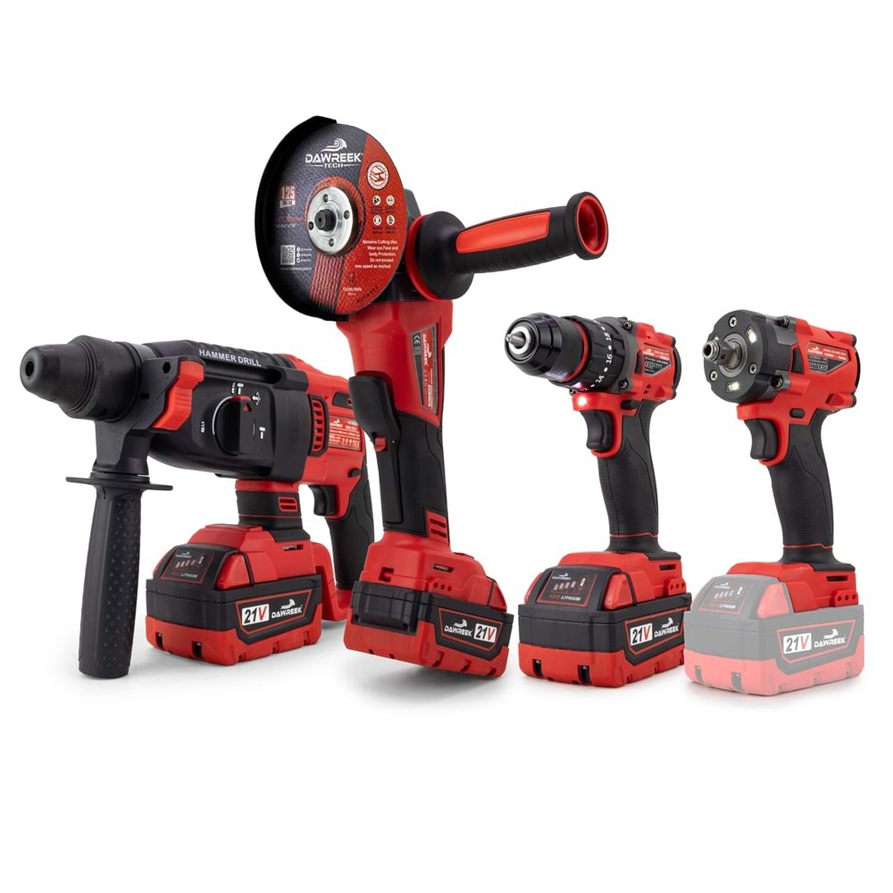 Dörtlü Set MW350R (10mm Ç.Mandren+S.Sıkma+Ş.Spral+Ş.Hilti)