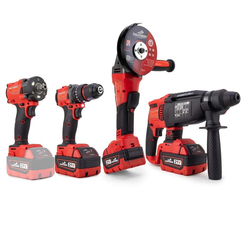 Dörtlü Set MW350R (10mm Ç.Mandren+S.Sıkma+Ş.Spral+Ş.Hilti)