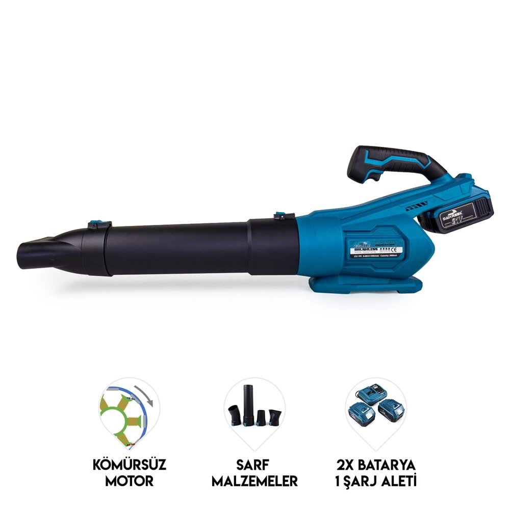 Turbo Üfleme Fan MAVİ