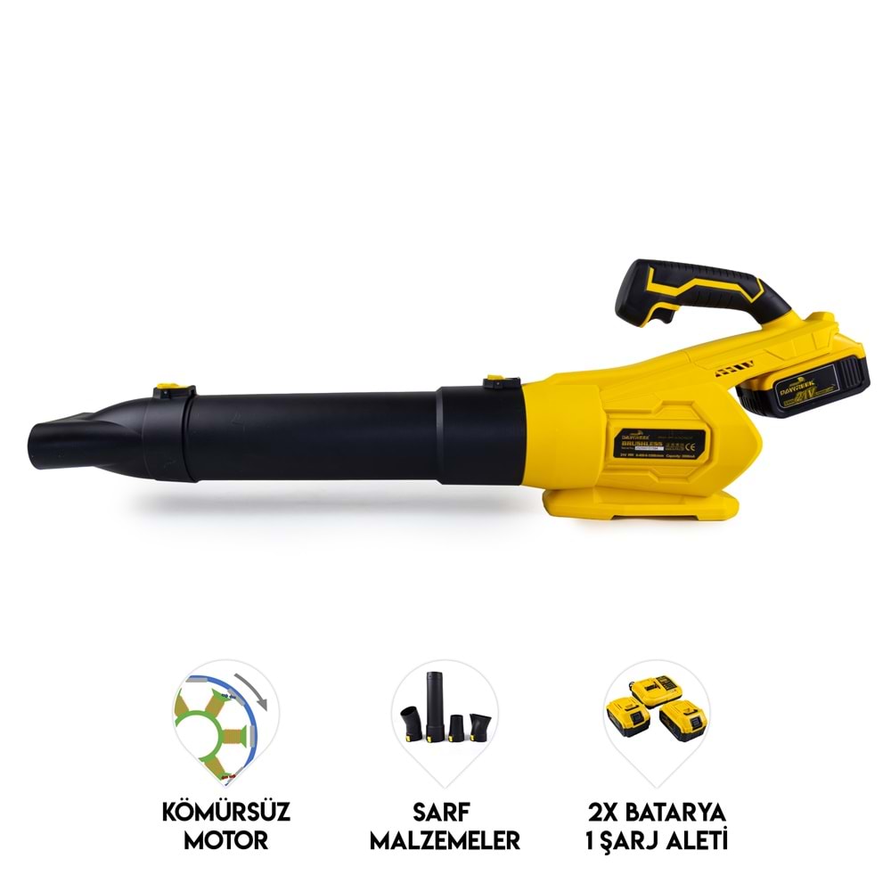 Turbo Üfleme Fan SARI