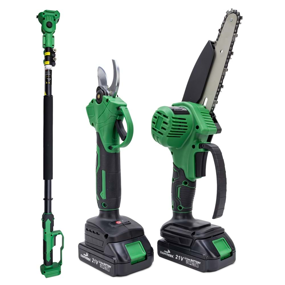 Teleskopik 2.5m + İkili Budama Seti HT21