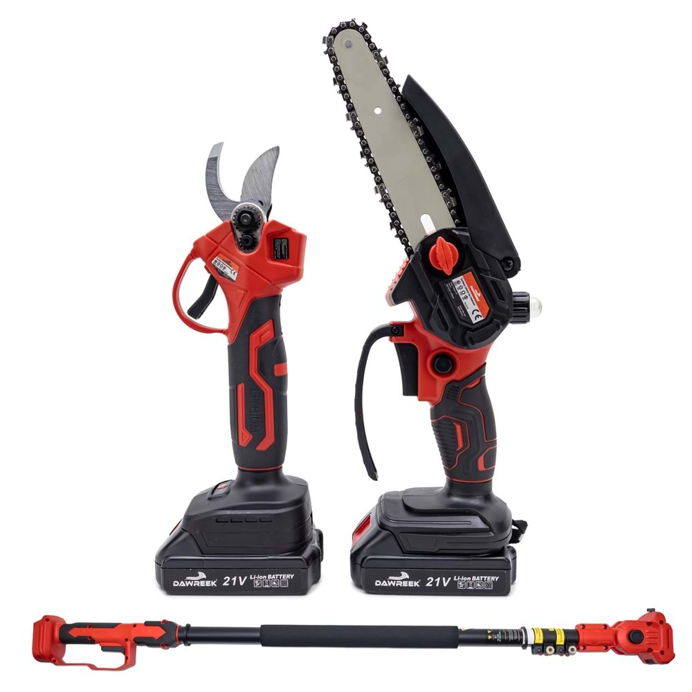 Teleskopik 2.5m + İkili Budama Seti MW21