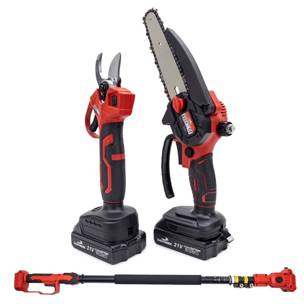 Teleskopik 2.5m + İkili Budama Seti MW21