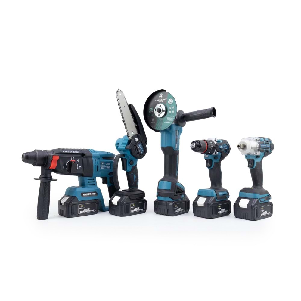 CHELİKBEİ Beşli Set MK350 (Budama testeresi 10mm Ç.MANDREN+S.SIKMA+Ş.SPRAL+Ş.HİLTİ)