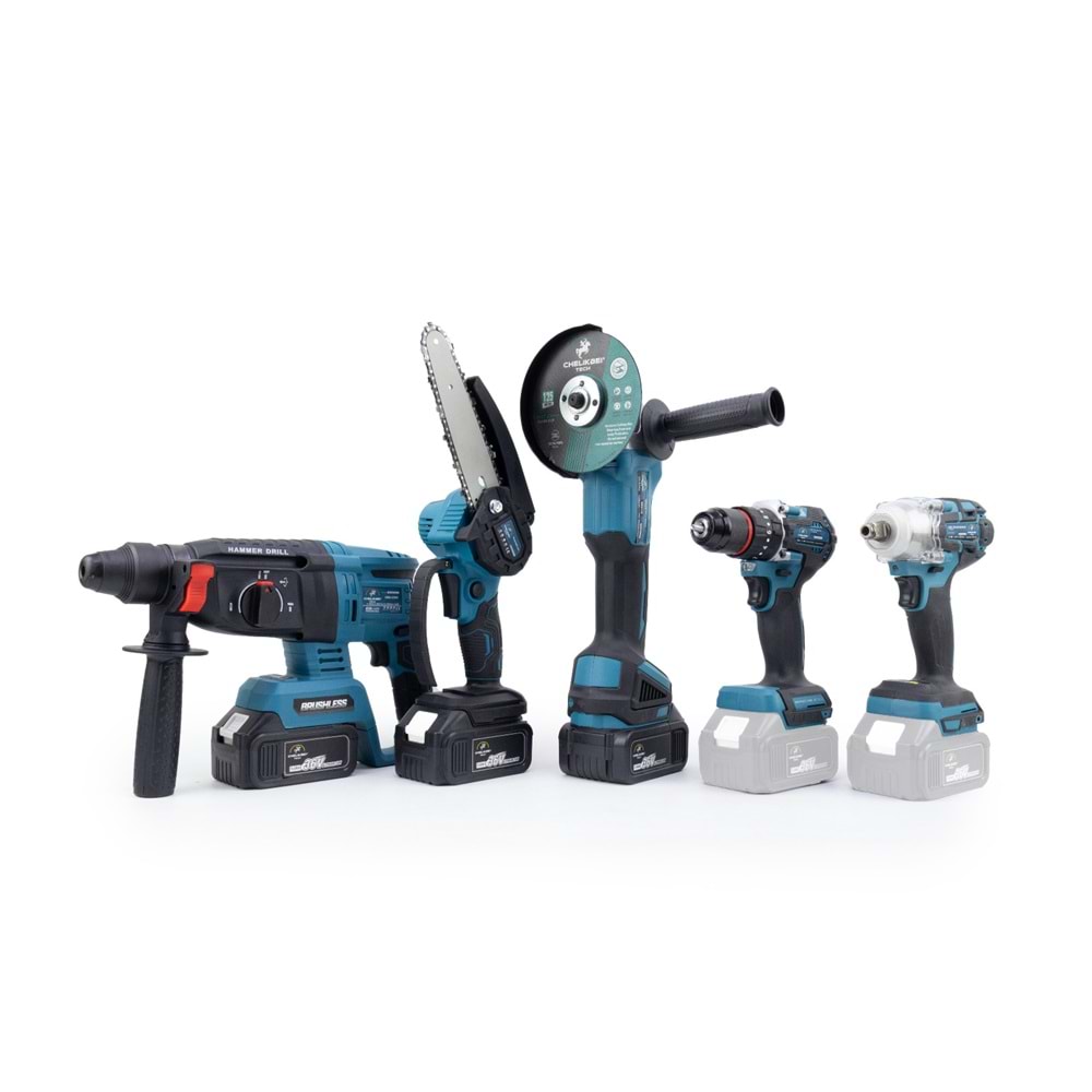 CHELİKBEİ Beşli Set MK350 (Budama testeresi 10mm Ç.MANDREN+S.SIKMA+Ş.SPRAL+Ş.HİLTİ)