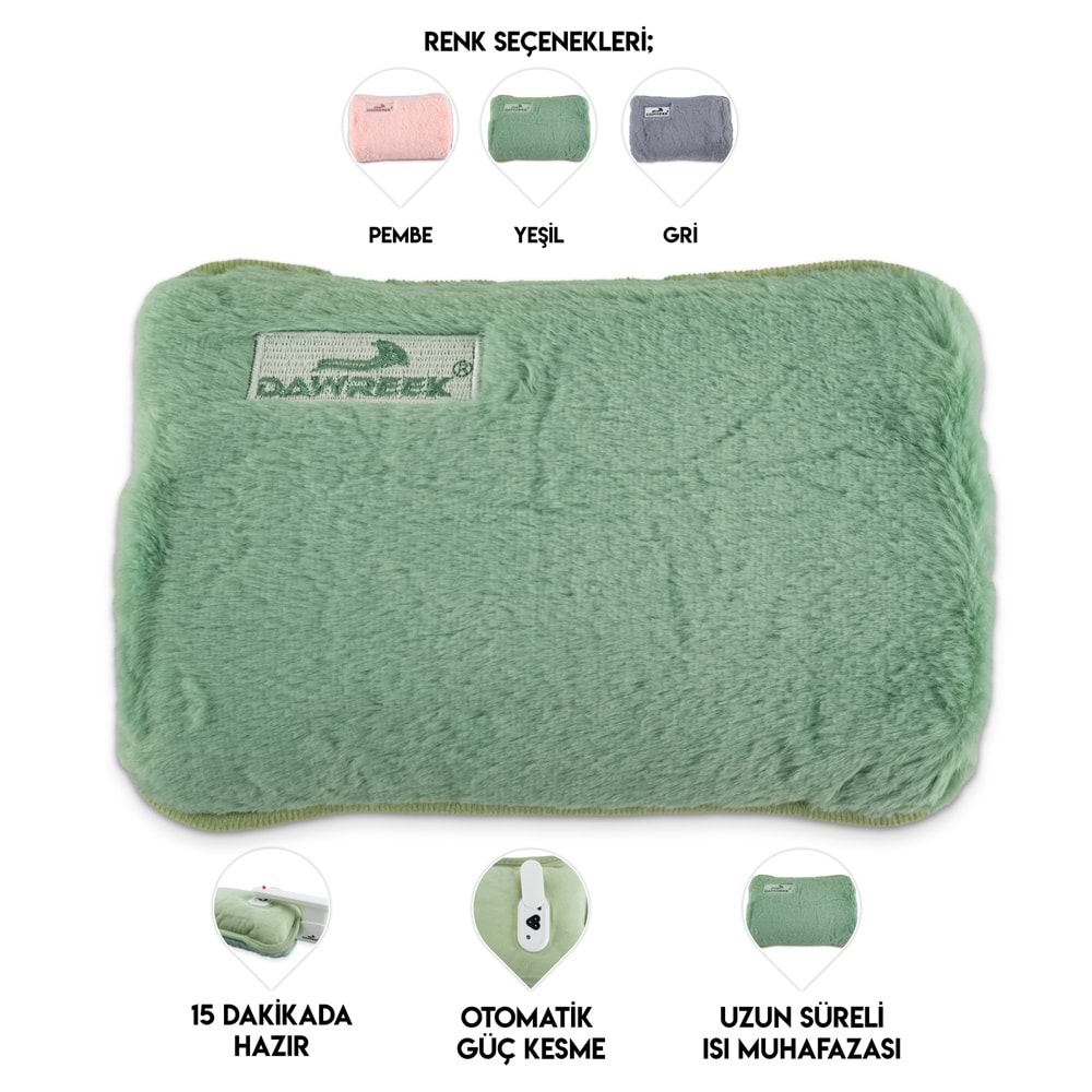 ELEKTRİKLİ SICAK SU TORBASI GREY