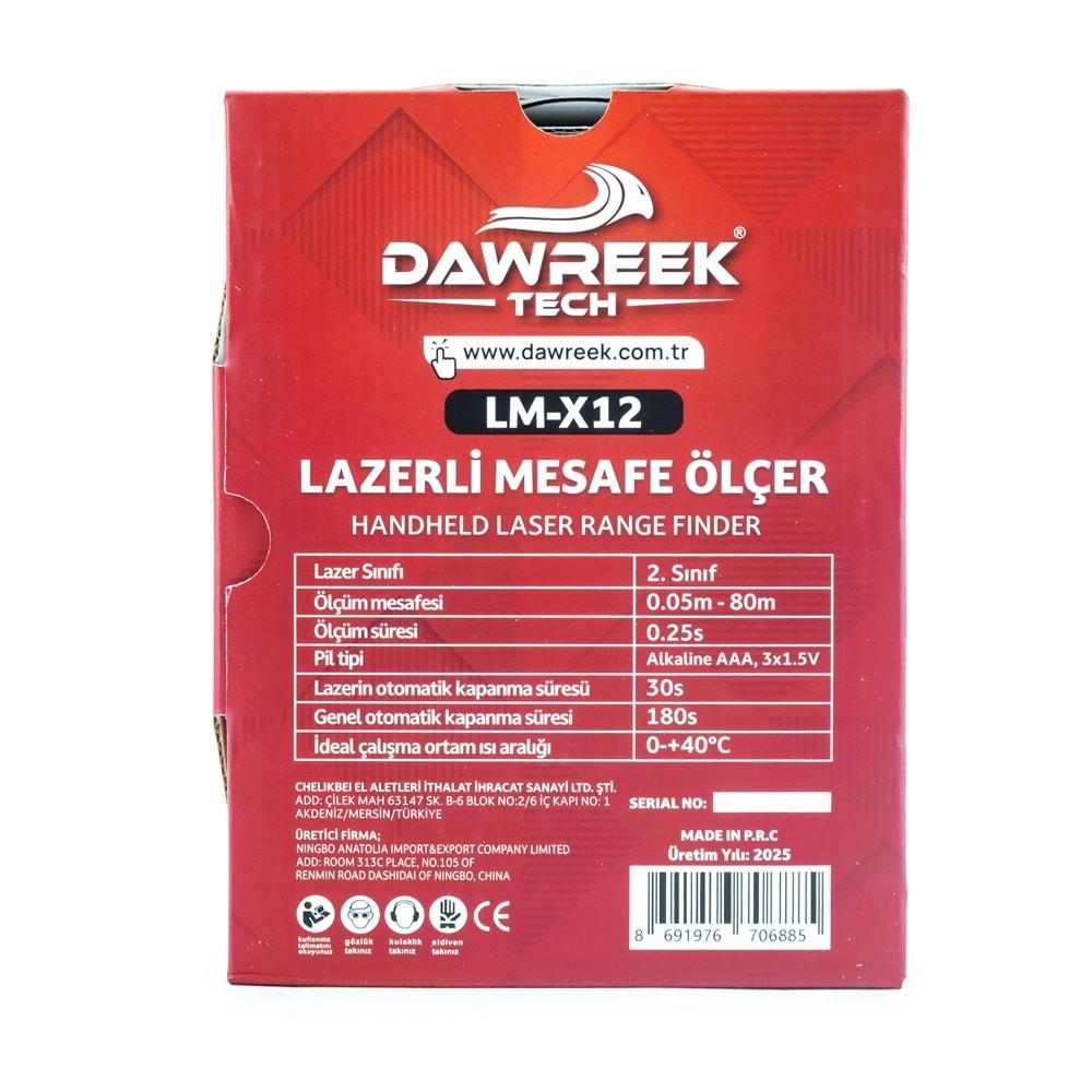 Mesafe Ölçer H01 RED