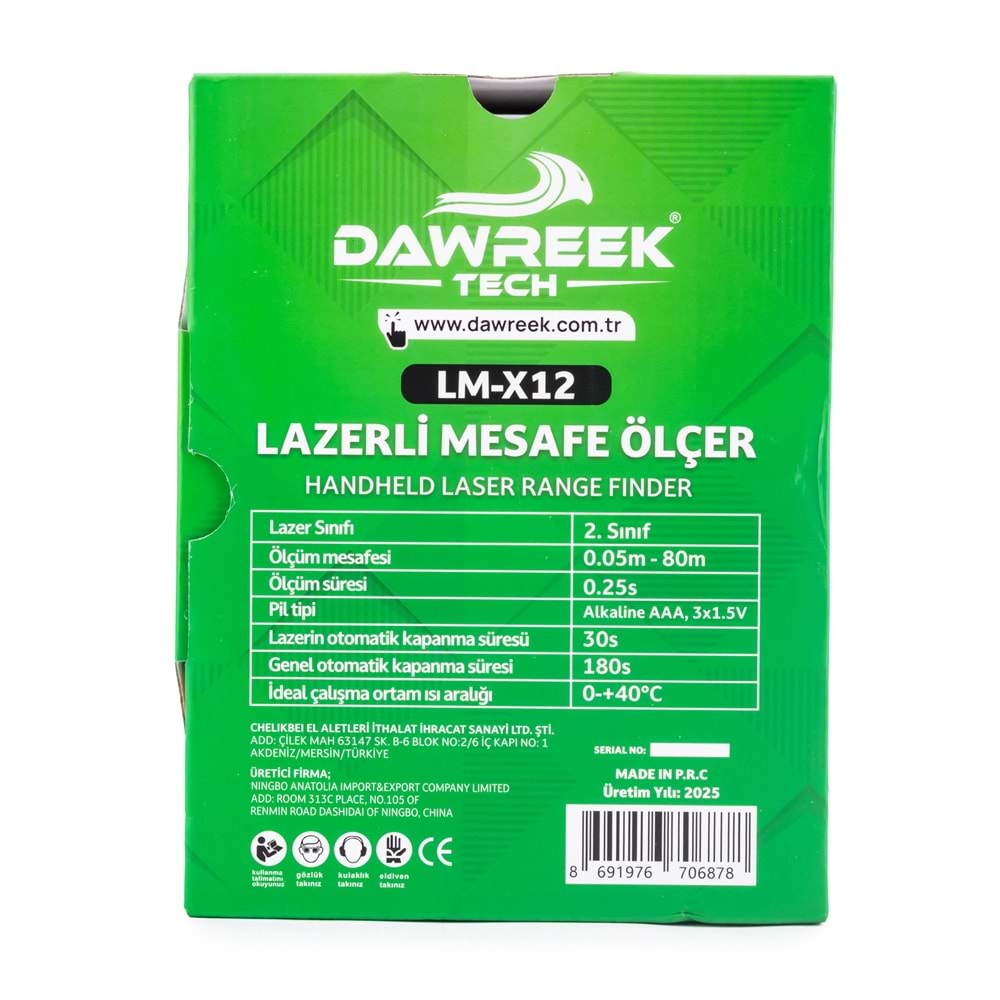 MESAFE ÖLÇER H01 GREEN