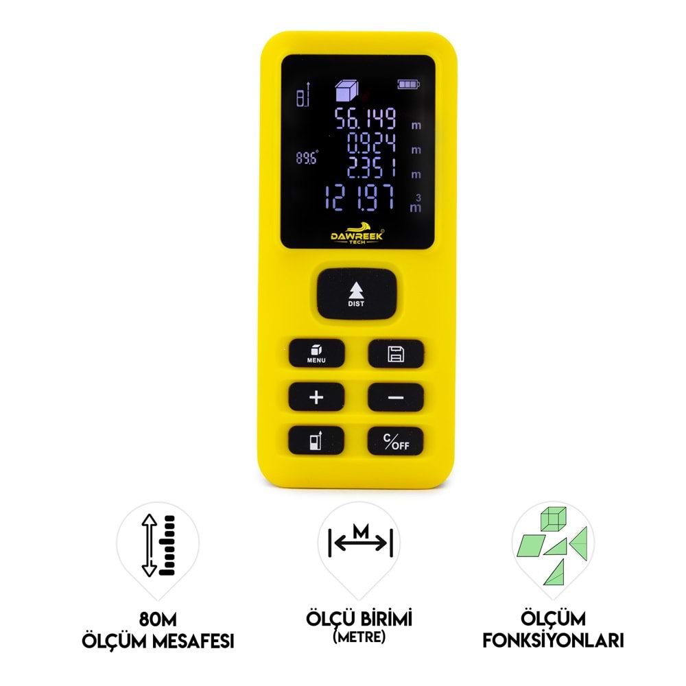 MESAFE ÖLÇER E40 YELLOW