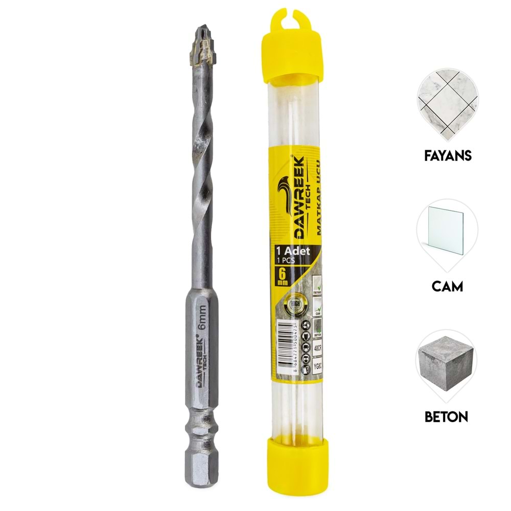 Çok Amaçlı Multi Matkap Ucu 6MM