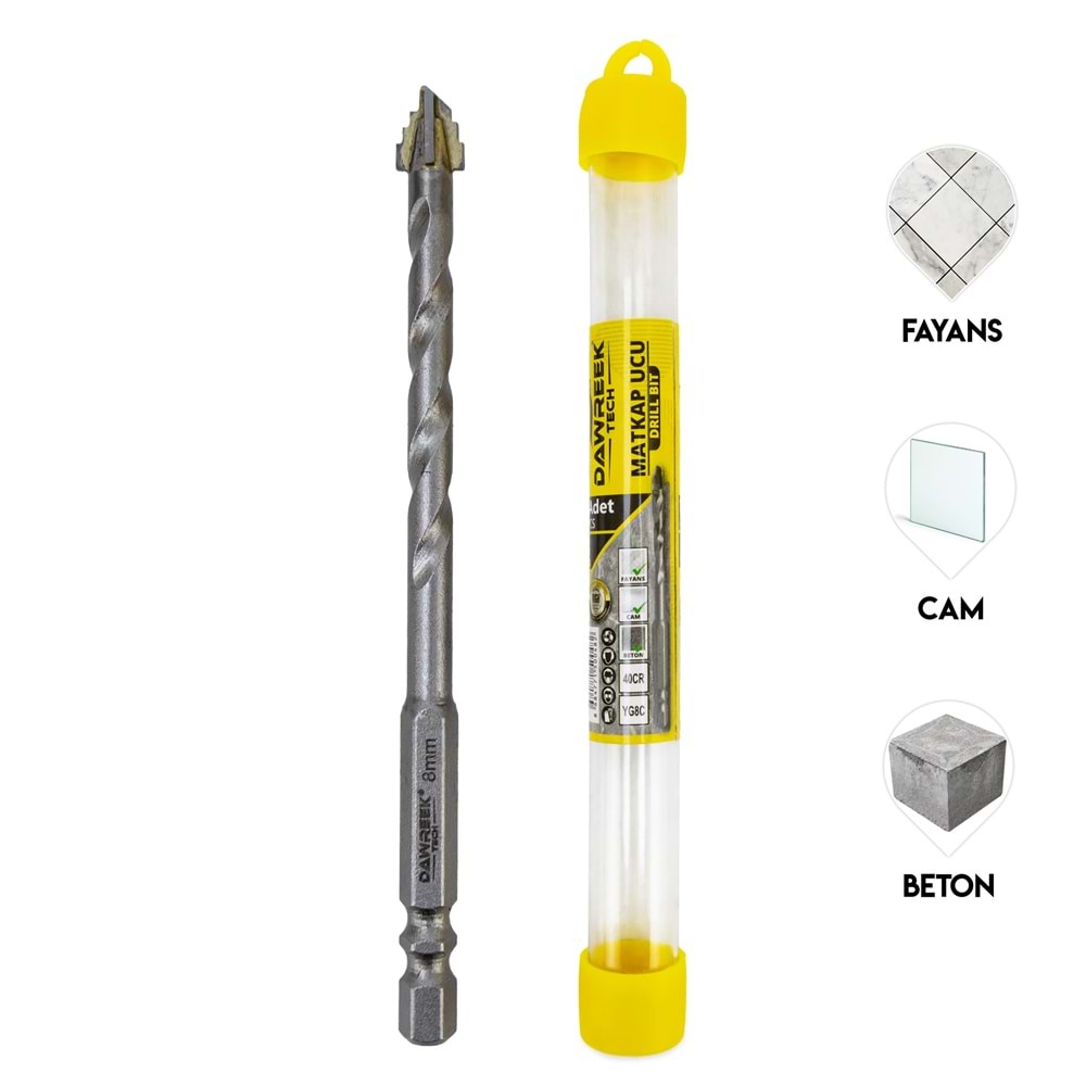 Çok Amaçlı Multi Matkap Ucu 8MM