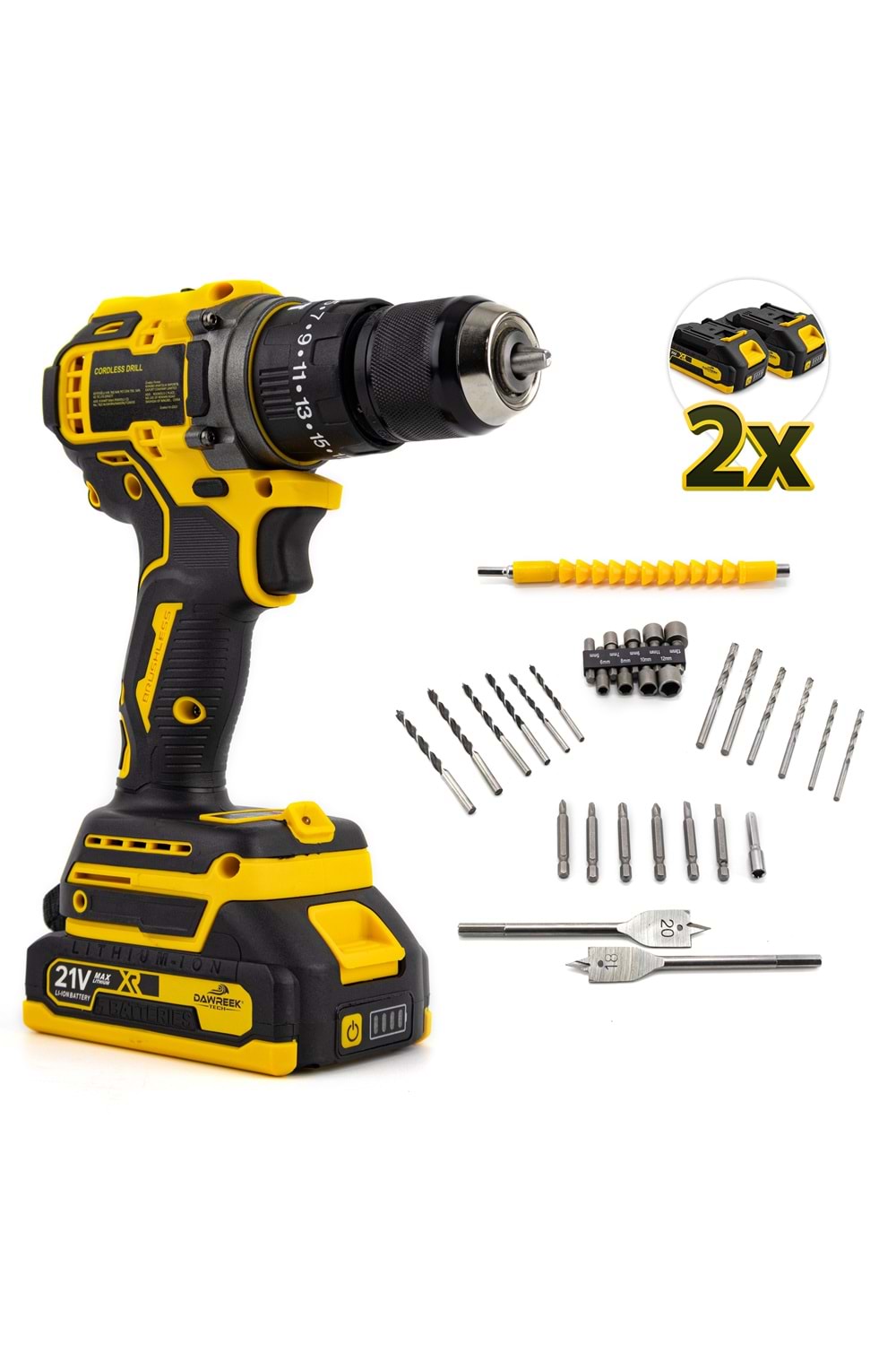 10mm Yellow Kömürsüz Vidalama