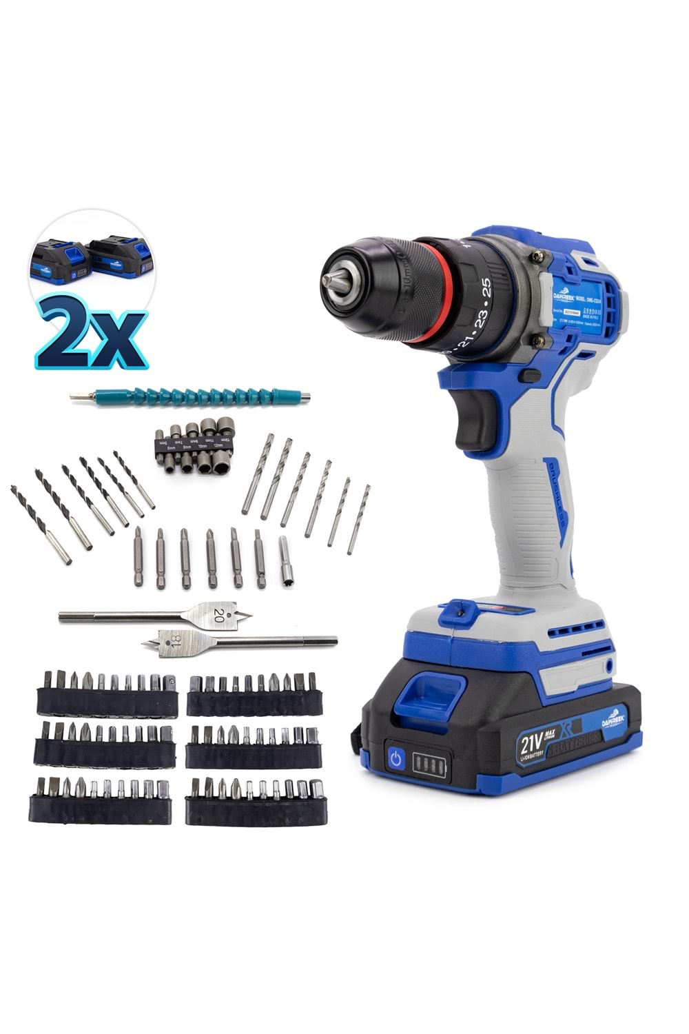 10mm Blue Kömürsüz Vidalama