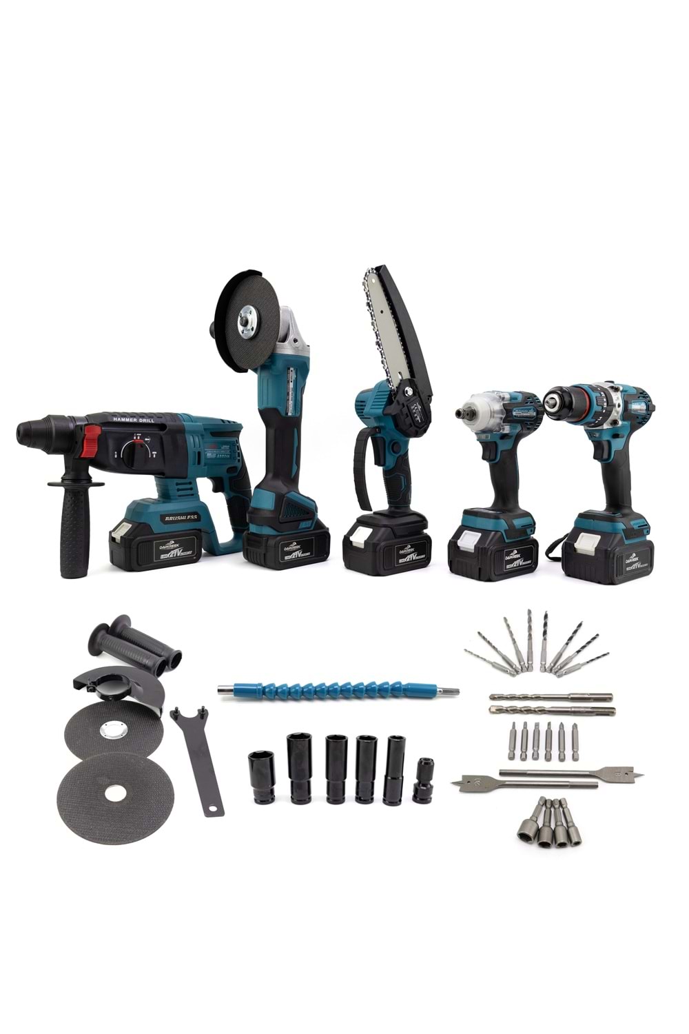 Beşli Set MK350 (Budama testeresi 13mm Ç.MANDREN+S.SIKMA+Ş.SPRAL+Ş.HİLTİ)