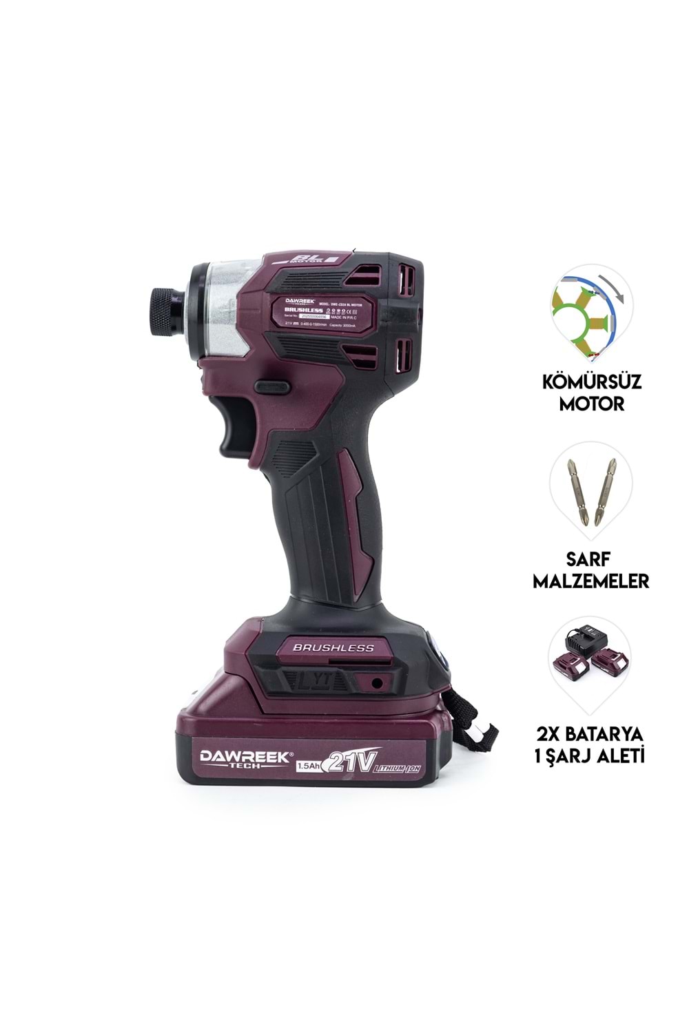 Torklu Vidalama PURPLE