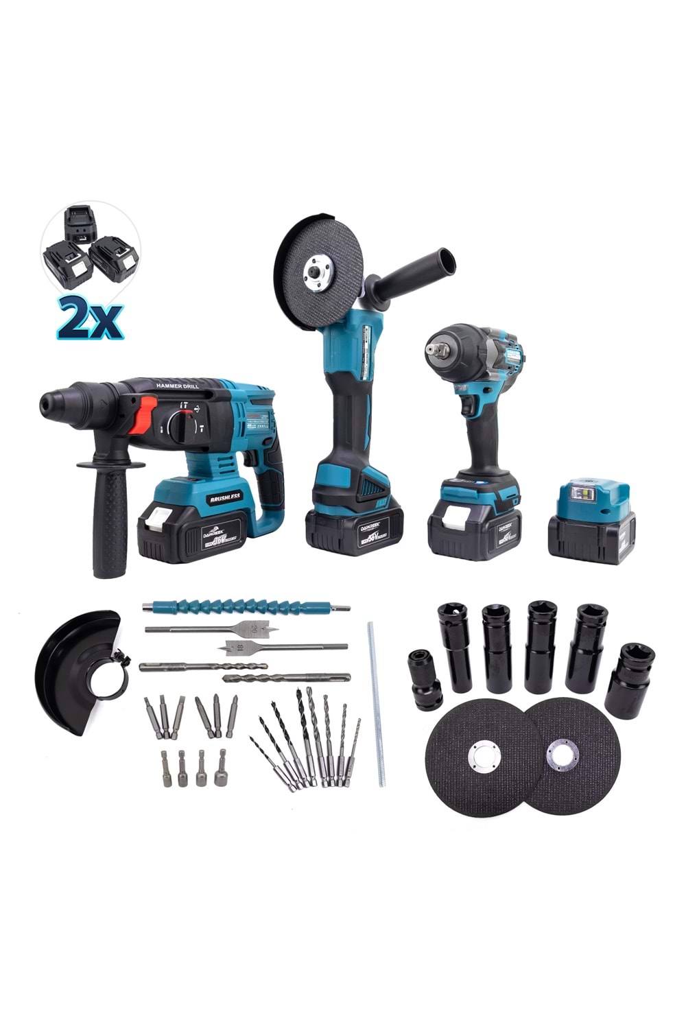 Üçlü Set MK800 2B1Ş (Ş.SPRAL+S.SIKMA+Ş.HİLTİ)