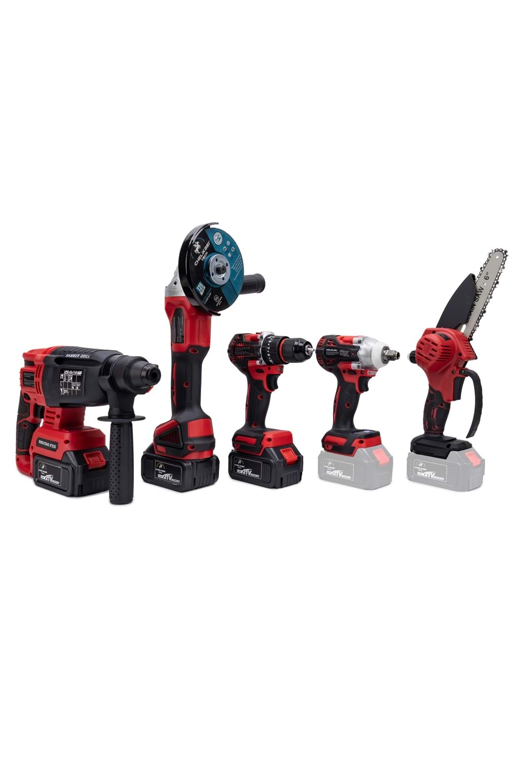 CHELİKBEI Beşli Set MW350 (10mm Ç.Mandren+S.Sıkma+Ş.Spral+Ş.Hilti+Budama)