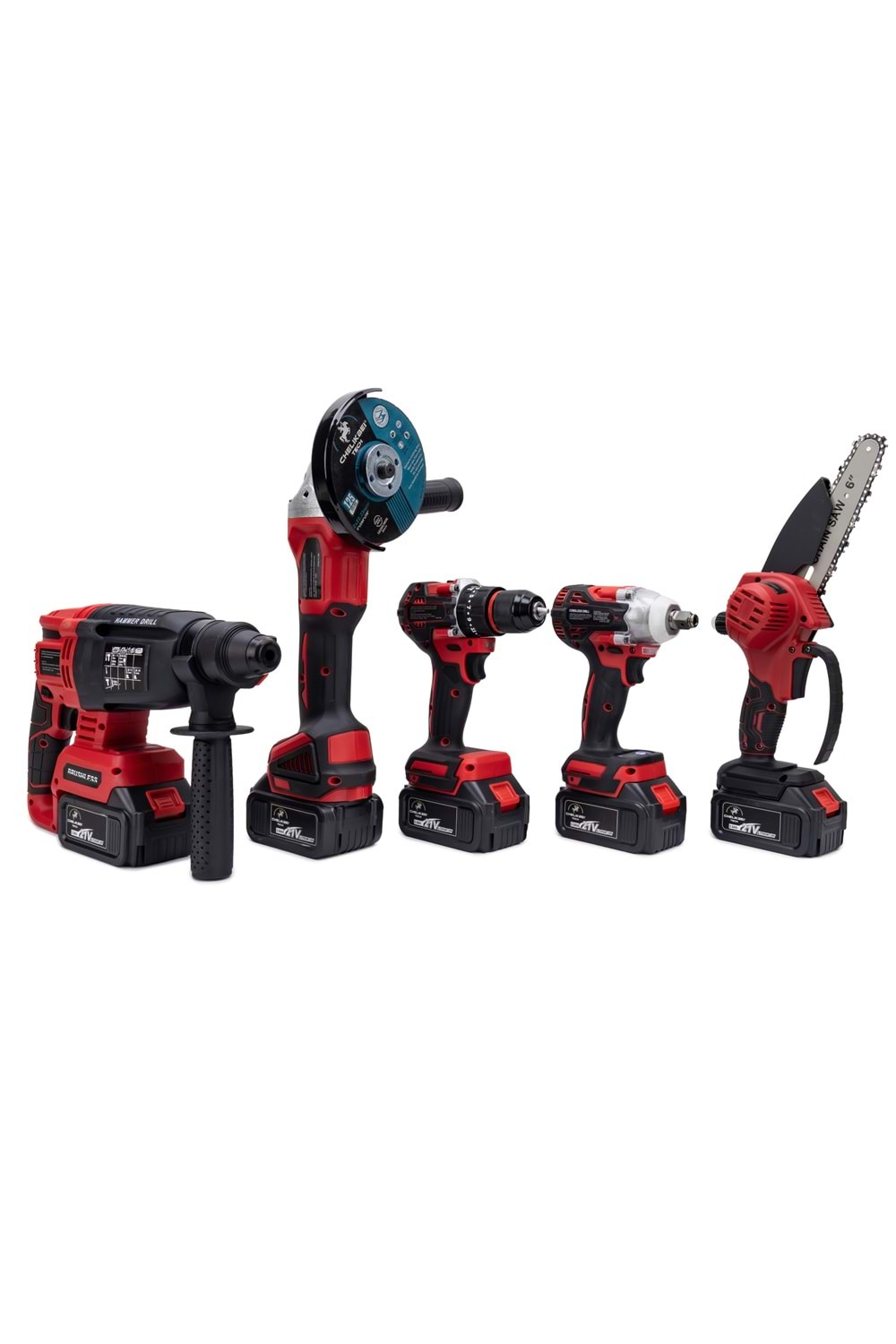 CHELİKBEI Beşli Set MW350 (10mm Ç.Mandren+S.Sıkma+Ş.Spral+Ş.Hilti+Budama)