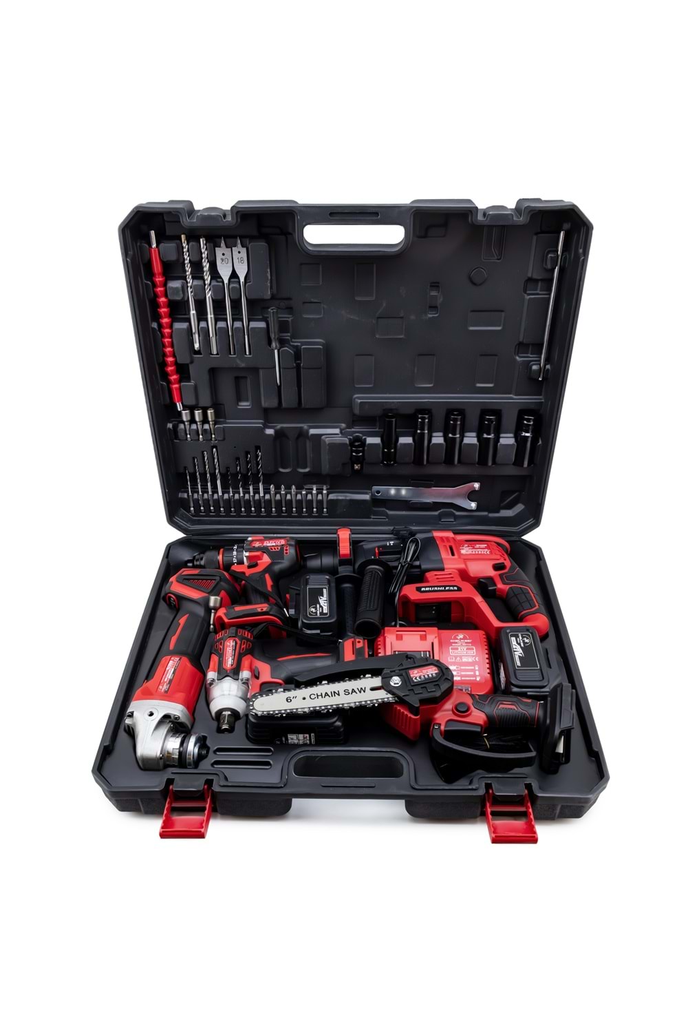 CHELİKBEI Beşli Set MW350 (10mm Ç.Mandren+S.Sıkma+Ş.Spral+Ş.Hilti+Budama)