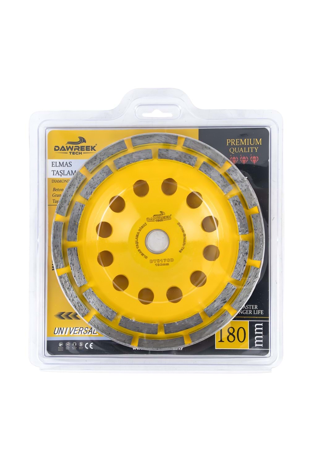 180mm Segmentli Turbo Elmas Taşlama Diski