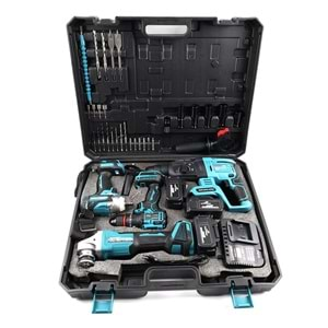 Dörtlü Set MK350 (13mm Ç.Mandren+S.Sıkma+Ş.Spral+Ş.Hilti)