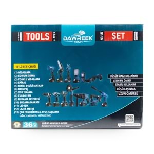 ONÜÇLÜ SET (Led Işık+Ş.Hilti+Ş.Spral+S.Sıkma+13mm Matkap+Ş.Testere+Bağ Makası+Ş.Dekupaj+Lazer Metre+Oto Yıkama+Çok Fonksiyonlu Avuç Taşlama+Turbo Fan+Torklu Vidalama)