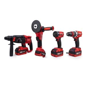 DÖRTLÜ SET MW350R (13mm Ç.Mandren+S.Sıkma+Ş.Spral+Ş.Hilti)