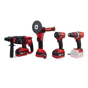 DÖRTLÜ SET MW350R (13mm Ç.Mandren+S.Sıkma+Ş.Spral+Ş.Hilti)