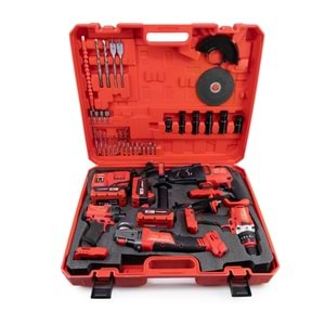 DÖRTLÜ SET MW350R (13mm Ç.Mandren+S.Sıkma+Ş.Spral+Ş.Hilti)