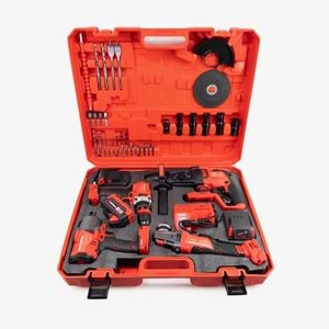 DÖRTLÜ SET MW600R (13mm Ç.Mandren+S.Sıkma+Ş.Spral+Ş.Hilti)
