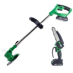 ŞARJLI TIRPAN+TESTERE GREEN