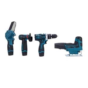 DÖRTLÜ SET MKY (Mini testere+ avuç taşlama+akülü vidalama+dekupaj)