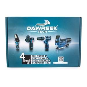 DÖRTLÜ SET MKY (Mini testere+ avuç taşlama+akülü vidalama+dekupaj)