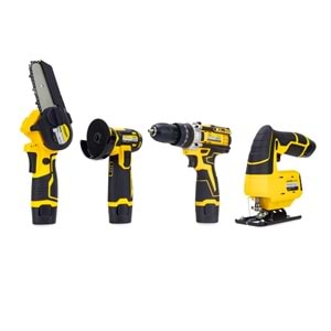 DÖRTLÜ SET DW (Mini testere+ avuç taşlama+akülü vidalama+dekupaj)