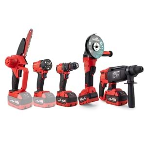Beşli set MW350R (10mm Ç.Mandren+S.Sıkma+Ş.Spral+Ş.Hilti+Budama)