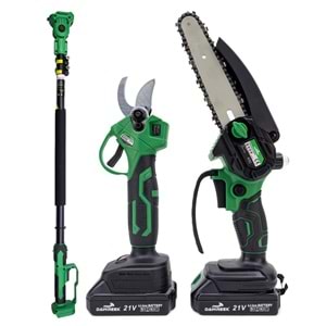 Teleskopik 2.5m + İkili Budama Seti HT21