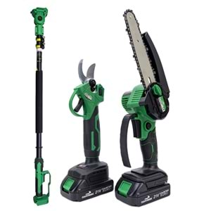 Teleskopik 2.5m + İkili Budama Seti HT21