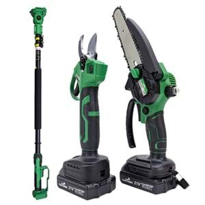 Teleskopik 2.5m + İkili Budama Seti HT21