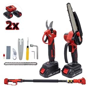 Teleskopik 2.5m + İkili Budama Seti MW21