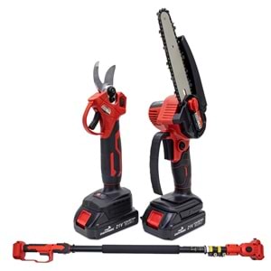 Teleskopik 2.5m + İkili Budama Seti MW21