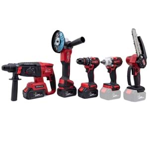 CHELİKBEI Beşli Set MW350R (10mm Ç.Mandren+S.Sıkma+Ş.Spral+Ş.Hilti+Budama)